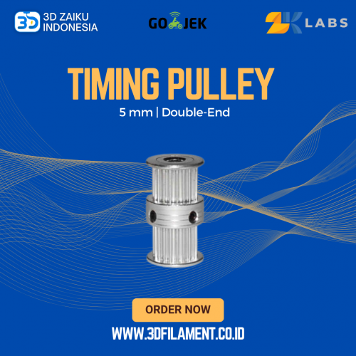 ZKLabs 20 Teeth 2GT Double-End Timing Pulley 5 mm